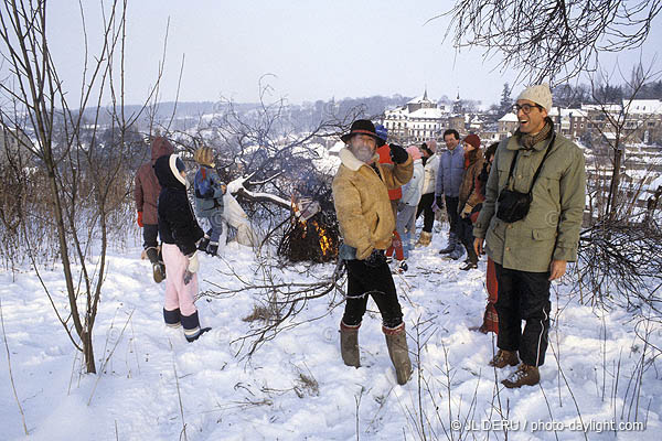 Promenade dans la neige- walk in snow